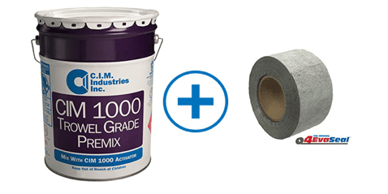CIM Industries 1000 + 4EvaSeal Combination for more complex gutter repairs